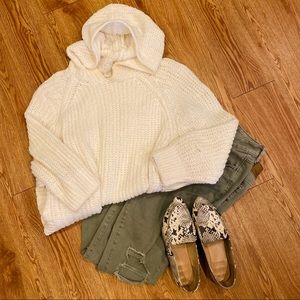 Cozy Chenille Hooded Tunic Sweater